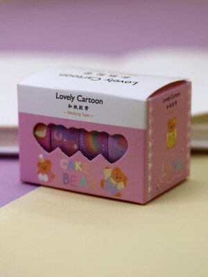 Набор декоративного скотча "Lovely cartoon", pink