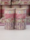 Набор декоративного скотча 10 шт. "Flower power", pink