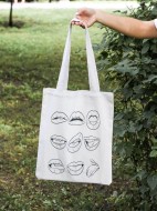 Сумка шоппер "LIPS"