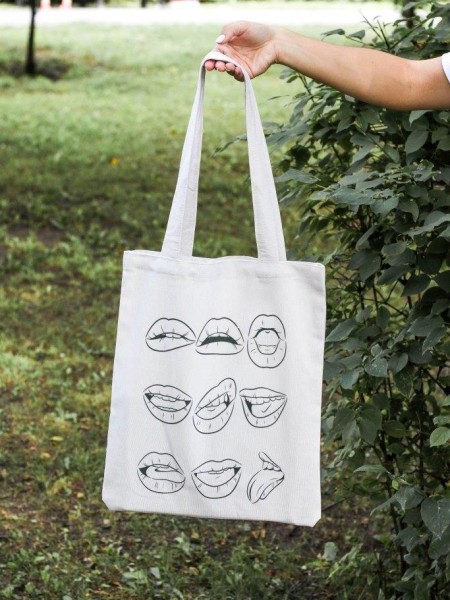 Сумка шоппер "LIPS" 