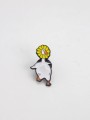 Значок металлический iLikeGift "Flower goose"