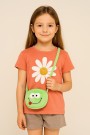 Сумочка плюшевая "Funny frog", green (13*11,5 см)