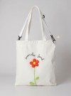 Сумка шоппер "Wonder flower land", white