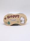 Маска для сна гелевая "Happy travel", beige