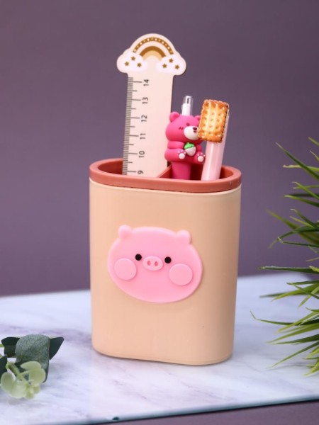 Органайзер для канцелярских принадлежностей "Pig", orange 
