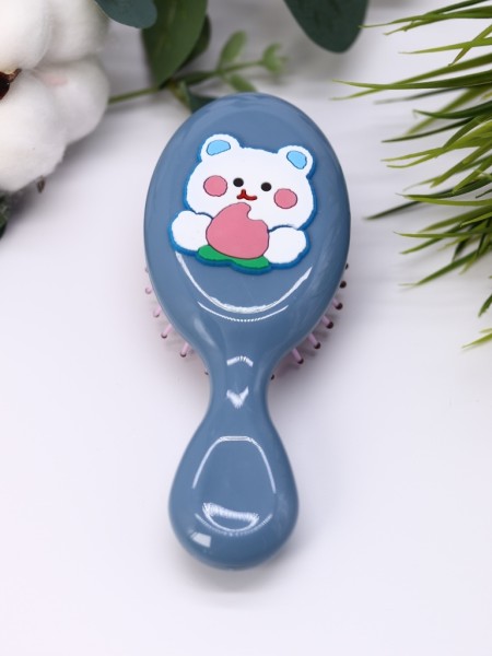 Расческа "Peach bear big", blue 