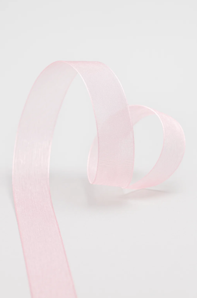 Лента для декора и подарков "Ribbon of magic", neon light pink (1,5 см*1 м) 
