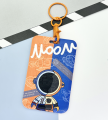 Футляр для карт "Space puzzles", orange-blue