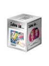 Сливочные жевательные конфеты "Love is", 18шт микс, Серебрянная серия