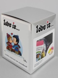 Сливочные жевательные конфеты "Love is", 18шт микс, Серебрянная серия