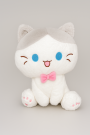 Мягкая игрушка "Cat smiling", grey, 20 см