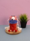 Футляр плюшевый для термоса "Bug-eye", red (14*10 см)