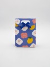 Пакет подарочный (XS) "Big flowers", blue (12x6x16)