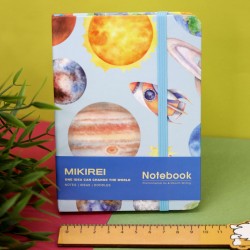 Блокнот, A6, «Planets», blue, 10,5 х 14,5, плотность 80 гр.