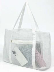 Сумка шоппер "Transparent", white (47*12*29.5 см)