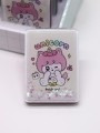 Зеркало шейкер раскладное "Unicorn", желтое, 8*6 см