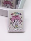 Зеркало шейкер раскладное "Unicorn", желтое, 8*6 см