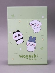 Зеркало "Wagashi friends", green