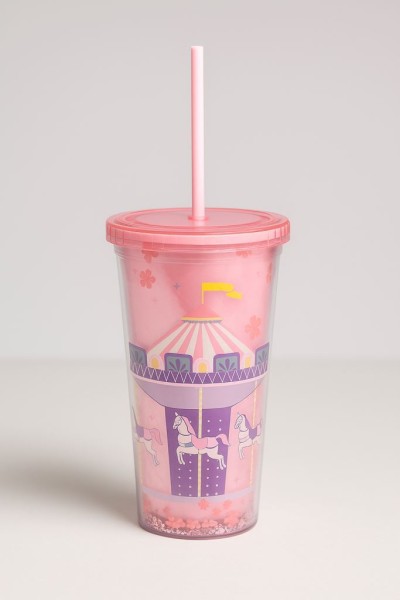 Тамблер "Happy park", pink 