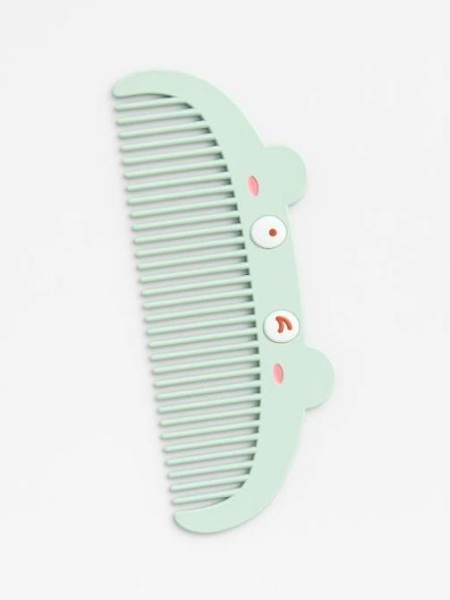 Расческа "Funny face", green 