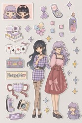 Наклейки "Sweet Girlfriendl"