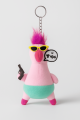 Плюшевый брелок "Killer chick", pink (15 см)