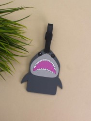 Бирка для багажа "Shark", grey