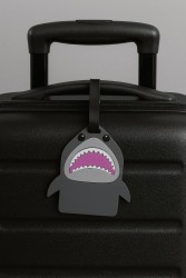 Бирка для багажа "Shark", grey