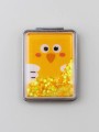 Зеркало-шейкер раскладное "Animal owl", yellow (8*6 см)