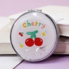 Зеркало-шейкер раскладное "Fruity cherry", white (7*7 см)
