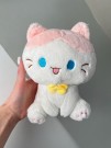 Мягкая игрушка "Cat smiling", pink, 20 см