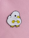 Значок металлический iLikeGift "Cunning duck"