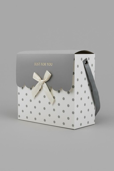 Пакет подарочный «Elegant bag», gray (24.5*19.5*9.5) 