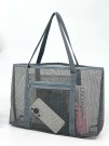 Сумка шоппер "Transparent", gray (47*12*29.5 см)