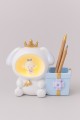 Ночник - подставка для канцелярских принадлежностей «Bunny princess», blue (17 см), пластик