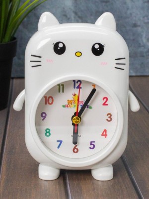 Часы-будильник «Smart cat», white
