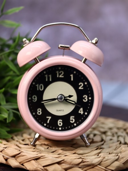 Часы-будильник «ChronoRise», pink (12,5х9 см) 
