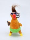 Плюшевый брелок "Killer chick", brown (15 см)