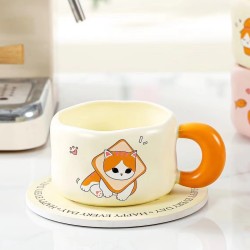 Кружка «Cat loves baking», toast (450 ml)