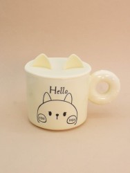 Кружка «Kitty hello», beige (420 ml)