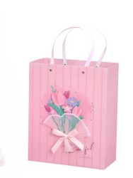 Пакет подарочный «Festive», bouquet (18*23*10)