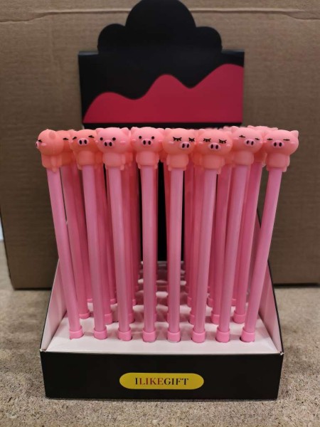 Ручка "Pink piglets", шоубокс 48 шт. 