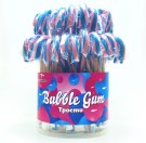 Леденцы S.L."Трость Bubble Gum" (шоубокс - 60 шт.)
