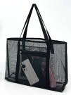 Сумка шоппер "Transparent", black (47*12*29.5 см)