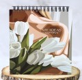 Скетчбук «Spring tulips», 14х20 см,  плотность 100 гр