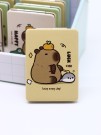 Зеркало раскладное "Capybara", желтое, 8*6 см