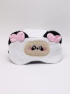 Маска для сна гелевая "Curly cuties", white