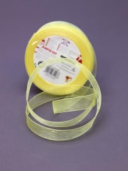 Лента для декора и подарков "Ribbon of magic", neon light yellow (1,5 см*1 м)