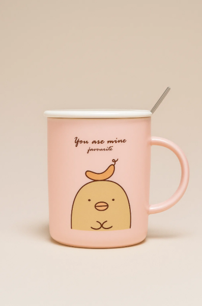 Кружка «U are my favorite», sausage pink (350 ml) 