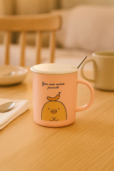 Кружка «U are my favorite», sausage pink (350 ml) 